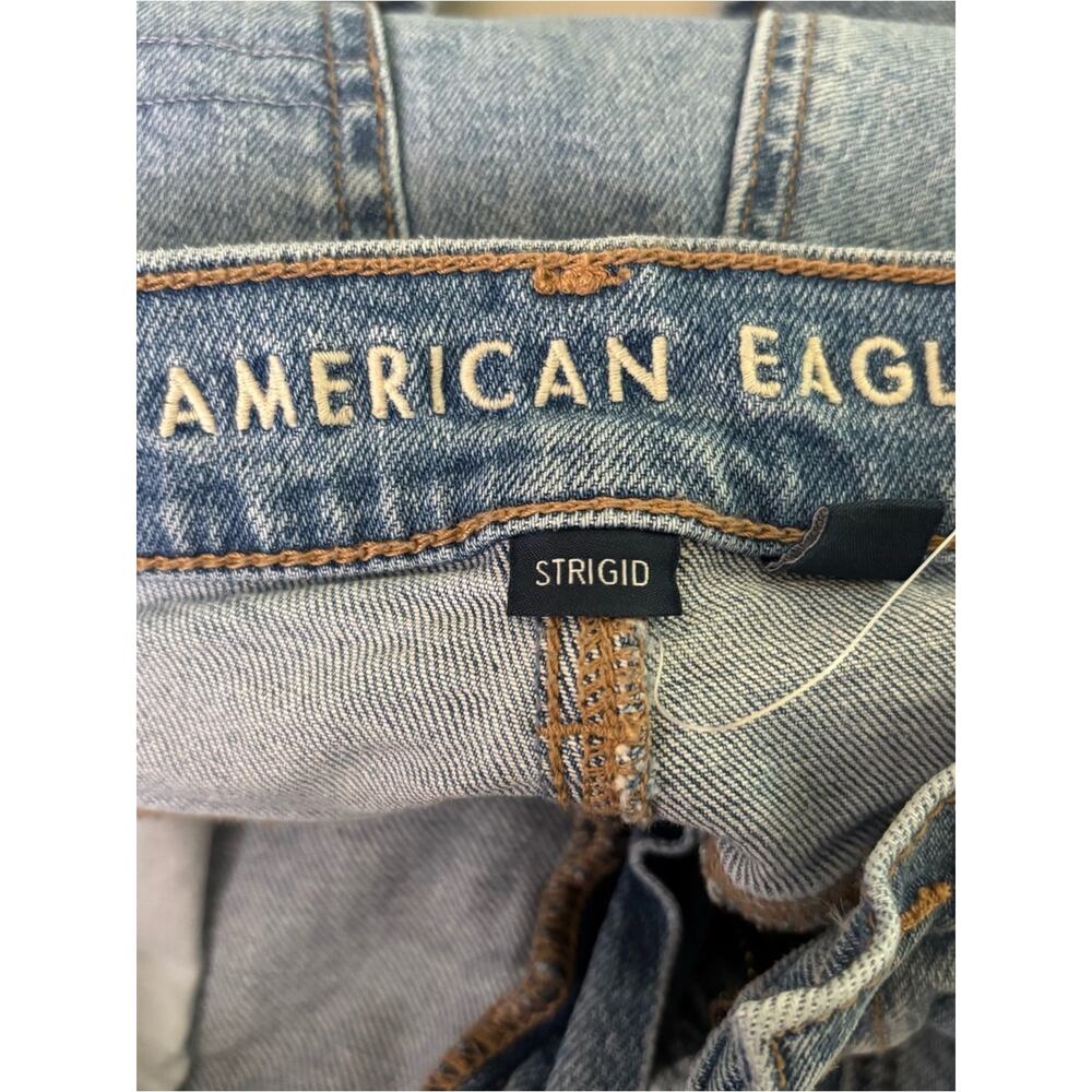 American Eagle Outfitters Light Blue Stovepipe Jeans Size 0 Short - Picture 8 of 11
